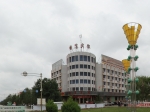 嘉峪關火車站廣場的雕塑驛站